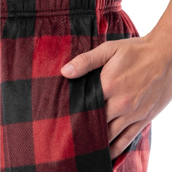 Fruit of The Loom Men's Fleece Pajama Pant - Picture 2 of 8